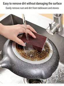 10pcs Nano Sponge Magic Eraser, Emery Rust Remover Cleaning Sponge Brush For Kitchen Pots And Pans - Magic Eraser - View 5