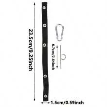 1/4pcs Adjustable Electrician Tape Hanging Hook Belt Tool Strap Accessories, Black - A - View 11