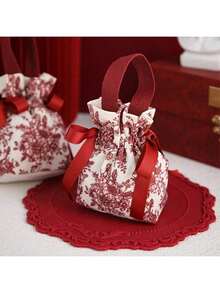 1/5/10个/包高品质礼品包装袋，婚礼、圣诞节、生日派对小礼品袋，束口袋 - 彩色 - 查看 31