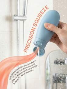 1/3/4个装旅行装可重复灌装瓶，挤压式设计，防漏，可重复使用的化妆品容器（带标签卡），适用于洗发水、沐浴露、乳液、旅行必备品、学习用品、露营、迷你度假用品，适合海滩、浴室、卧室，大容量，商务旅行、旅游 - 彩色 - 查看 8