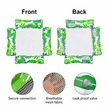 1件充气泳池床，泳池漂浮椅，泳池派对座椅漂浮床，适合成人夏季日光浴、沙滩、泳池派对 - 彩色 - 查看 9