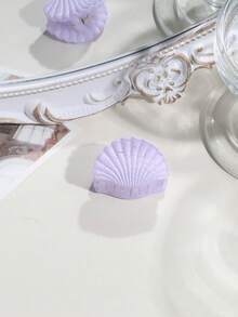 1件/5件装 女士时尚甜美度假风裂壳发爪，适合日常佩戴 - 彩色 - 查看 9