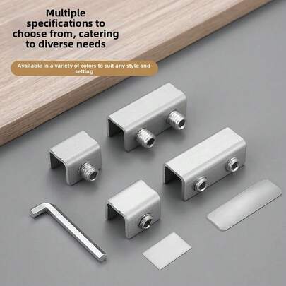 可调节宽度冷轧钢儿童安全窗锁，适用于推拉门窗，安全防护装置，推拉窗阳台门锁，带钥匙推拉式婴儿儿童安全防盗门窗锁套装