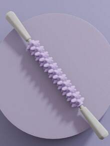 1支瑜伽按摩棒，狼牙按摩棒，按摩滚轮，非纤细型小腿肌肉放松工具，大腿按摩滚轮，狼牙棒 - 彩色 - 查看 12