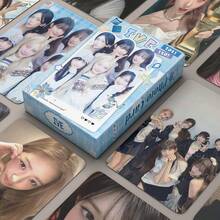 50 piezas Tarjetas LOMO mini de la serie "BANG BANG"/"LOVE DIVE" del grupo femenino de K-POP, que incluyen edición limitada de tarjetas holográficas de alta definición de doble cara de Yujinn, Gaeulll, Wonyounggg, LIZzz, Reiii, Leeseooo, esenciales para la colección de fans, exhibición e intercambio, tarjetas de fansite de K-POP, nuevas series de tarjetas de felicitación, productos periféricos de música pop, tarjetas decorativas en caja - Multicolor - Ver 2