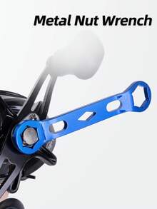 BILLINGS 渔线轮维护工具套装 - 轴承销拆卸器、线杯拆卸扳手、铝合金维修套件，适用于纺车轮和鼓式渔线轮的维护 - 彩色 - 查看 5