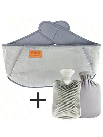 1000ML Hot Water Bottle Belt Comfort Wearable Wrap Around Stomach Back Waist UK