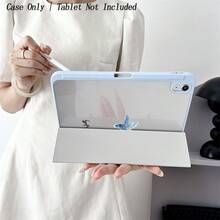 1 ốp bảo vệ máy tính bảng có khe cắm bút, tương thích với máy tính bảng 10.9/10.2/Air 5/Pro11/10/9.7/Air 2/(thế hệ thứ 7)/(thế hệ thứ 8)/Air 4/5/Pro 11/10th 10.9 inch 2022, hỗ trợ tự động ngủ/thức, phụ kiện máy tính bảng thời trang, phù hợp với Mi 5/5PR/6/6PRO/7/7PRO/Galaxy Tab S10+/S9/A9 - Nhiều màu - Xem 4