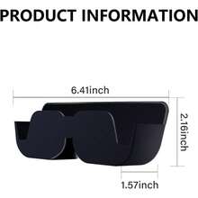 Car With Flannel Lining, Car Glasses Holders With Self - Adhesive Backing For Easy One - Handed Access, Exquisite Multi - Purpose Storage For Trucks - Default - View 2