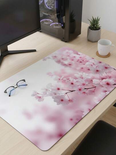 Large Size Waterproof Non-Slip Smooth Fabric Surface Gradient Dreamy Illustration Mouse Pad, Also Suitable As Keyboard Pad, Desk Mat Or Book Stand, Suitable For Gamers, Office And Dorm Use, Compatible With Mouse And Trackball, Great Gift For Gamers