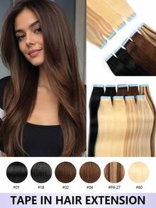 Extensiones de cabello humano - Multicolor - Ver 1