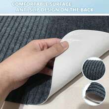 Grand paillasson pour porte d'entrée, tapis d'accueil antidérapant pour entrée intérieure, design avec support, lavable en machine, convient pour la zone d'entrée - Multicolore - Voir 6
