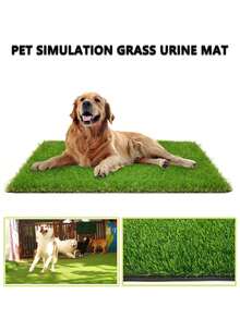 Pet Grass Pee Pad, Dog Toilet, Fake Grass Mat, Potty Training Grass Pad - Multicolor - View 1