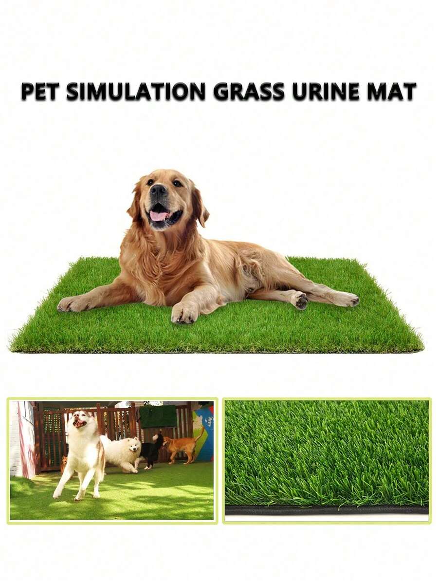 Pet Grass Pee Pad, Dog Toilet, Fake Grass Mat, Potty Training Grass Pad - Multicolor - View 1