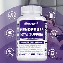 BUPORAI Menopause Probiotic Supplement - Relieves Bloating, Supports Gut Health And Weight Management, Promotes Hormone Balance - 120pcs - One bottle - Trial stage - View 3
