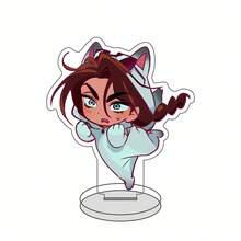 1PC Q Version Animal Hood Anime Character Acrylic Stand, Cute Cartoon Figure Desktop Display, Transparent Tabletop Ornament, Collectible Decoration, Lovely Gift For Anime Enthusiasts - Multicolor - View 13