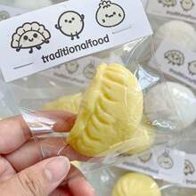 Realistic Bun & Dumpling Squeeze Toy, Slow Rebound Stress Relief Toy, Multi-Color Options, Soft Lifelike Texture, Office Desk Fidget Gadget, Boredom Killer Hand Squeeze Ball, Creative Realistic Food Toy Gift, High-Cute Therapeutic Stress Relief Item - Multicolor - View 10