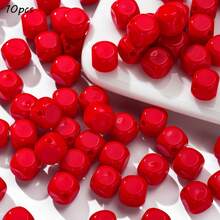 10mm Macaron Acrylic Diagonal Cut Square Beads DIY Mobile Phone Chain Necklace Bead Accessories Wholesale - Multicolor - View 16