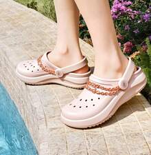 Skechers 女士夏季新款透气镂空凉鞋/运动鞋 - 粉色 - 查看 2