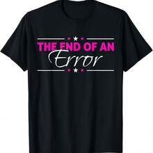 NOVO LIMITADO O Fim de um Erro - Design de Divórcio Engraçado Melhor Camiseta P-3XL- - Negro - Ver 1