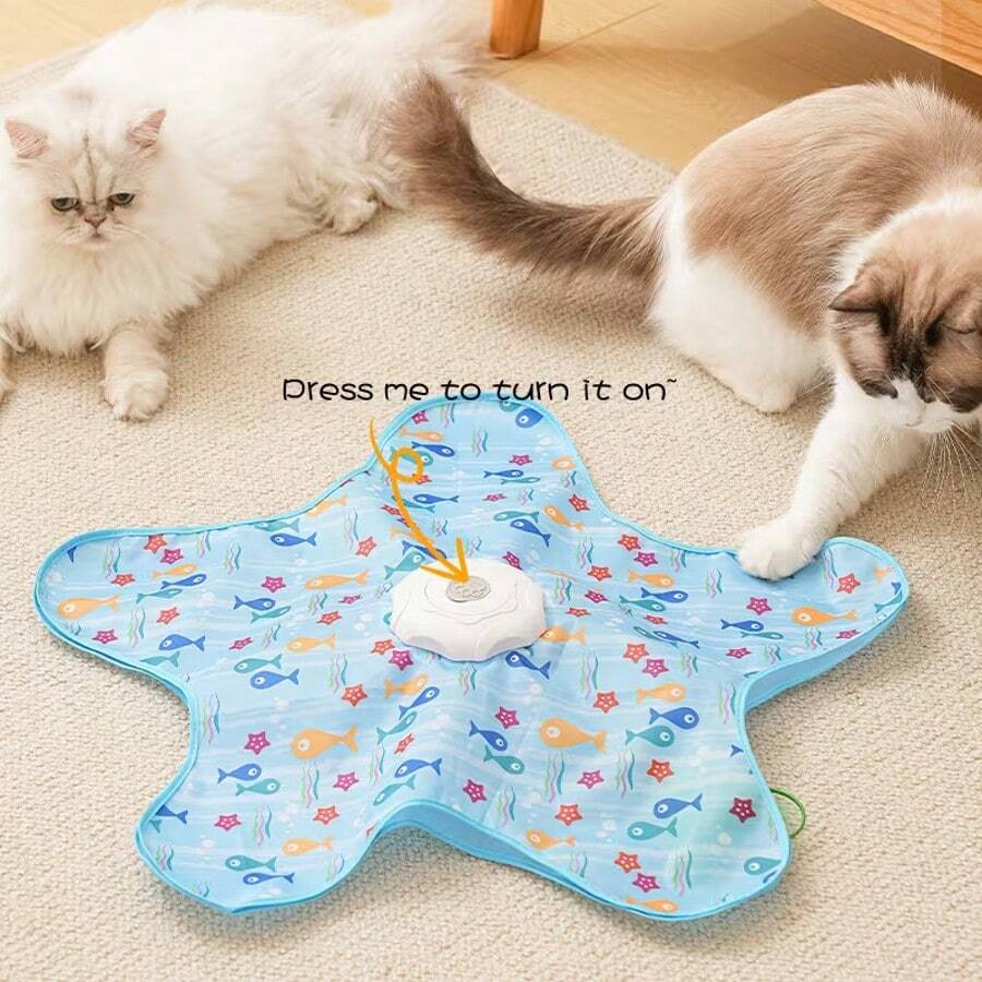 Automatic Pet Toy Hiding Tent, Stimulate Cat/Dog's Natural Hunting Instinct, Entertain Pets