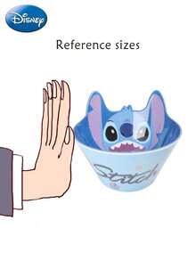 1pc Disney Officially Licensed Cute Stitch Cutlery Bowls Melamine Plastic Material Unbreakable Melamine Soup Bowl Melamine Tableware Fall-Proof And Anti-Scald Home Kitchen Supplies Breakfast Cereal Soup Bowls Fruit Snacks Small Snack Bowl Collectibles Birthday Gift - Multicolor - View 5