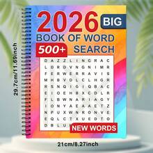 Buku Teka-Teki Silang Dewasa Baru 2026: Buku Relaksasi 25 Halaman, Berisi 500+ Kosakata Baru dengan Huruf Besar, Dirancang untuk Orang Dewasa dengan Perluasan Kata yang Menenangkan dan Aktivitas yang Santai - 21cm x 29.7cm - View 6