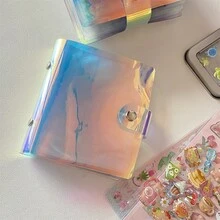 Sổ đựng sticker hai mặt cố định 4 inch bằng nhựa PVC in laser, 32 ngăn đựng ảnh và thẻ. - A - Xem 2