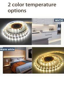 3.28ft Flexible USB LED Light Strip, 5V USB LED Strip Light 3.28ft-50ft, Bedroom LED Light, Flexible USB Light, Cool White/Warm White LED Light, Adhesive & Cuttable, TV Backlight, Bedroom, Cabinet, Kitchen, DIY Light, Eid Al-Adha Celebration - USB Interface - View 3