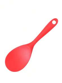 1个不粘耐热硅胶饭勺 - 符合人体工学设计，经久耐用，易于清洁，适用于米饭、沙拉、土豆泥等，适用于电饭煲、锅具、洗碗机 - 多种颜色可选，厨房用品，家居用品，家居装饰，女士礼物，男士礼物，家庭礼物 - 彩色 - 查看 13