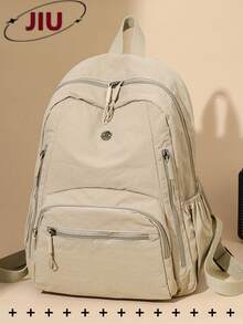 Ba lô đựng laptop 15.6 inch, ba lô chống trộm đa năng bằng nylon với nhiều ngăn, cặp sách nhẹ phù hợp cho học sinh, y tá, giáo viên, doanh nhân, du lịch, đi làm, mua sắm, văn phòng, hẹn hò, leo núi, đào tạo, công việc, quà tặng sinh nhật/ngày lễ. - Nhiều màu - Xem 17