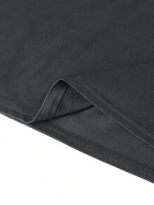 男士时尚百搭街头武士印花圆领短袖T恤，夏季 - 深灰色 - 查看 5