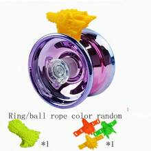 Alloy Yoyo Toy For Beginners And Teenagers - Outdoor Game And Hand-Eye Coordination Development Christmas Halloween Gift, Spinning Toy - Durable Metal Gyro, Smooth Spinning Motion, Helps Exercise Wrist Strength And Improve Skills, With Anti-Impact And Design - Multicolor - View 12