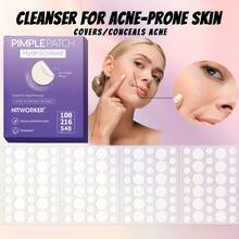 108片水胶体祛痘贴，不含酒精和香料，温和不刺激，有效遮盖痘痘和瑕疵，添加优质茶树精油 - 粉色 - 查看 2