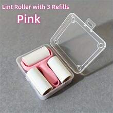 Set de 3 rodillos quitapelos para mascotas, con hojas adhesivas de repuesto, adecuado para ropa, sofá y cama - Conveniente y reutilizable, apto para el hogar y los viajes - juego de 3 piezas - Ver 4