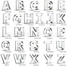 26pcs 3-Inch Large Letter & Number Shaped Stainless Steel Cookie Cutter Set, Sushi Mold, Suitable For Birthday, Christmas, New Year And Holiday Party Decoration, Can Be Used For Cookies, Frosting, Cookie Dough And Fruit - View 13