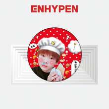 EN/HYPEN 明星偶像粉丝周边套装配件，金属徽章 - 彩色 - 查看 3