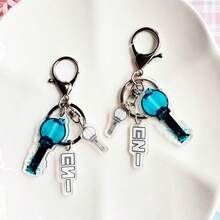 EN/HYPEN New Acrylic Lightstick Keychain Pendant Accessory Merchandise, Same As EN, Park Sung-Hoon, Hee-Seung - Multicolor - View 1