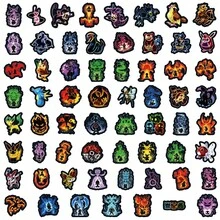 10/30/50pcs Cool Anime Neon Stickers Cartoon Decals For Fans Cool Unique Waterproof DIY Phone Skateboard Cute Sticker - Multicolor - View 11