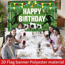 Banner de petrecere multifuncțional 2D plat - temă energică de fotbal american, potrivit pentru sărbători acasă și în grădină, fundaluri de studio și evenimente în aer liber, disponibil în diverse stiluri și dimensiuni. - 2 - Vizualizare 5