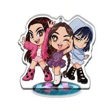 K-Pop Girl Group Merchandise, Chibi-Style Standee - Multicolor - View 13