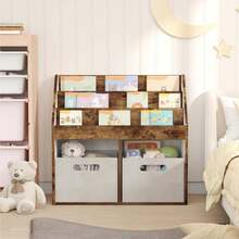 Estantería para Niños Roble ahumado 72,5 x 29,5 x 69 cm - Marrón - Ver 4