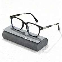 1 Cặp kính thời trang cổ điển cao cấp, unisex, làm từ chất liệu TR, trong suốt, thích hợp để xem TV trong nhà, chơi game, sử dụng máy tính, đi lại và bảo vệ mắt. - Trong sáng - Xem 2