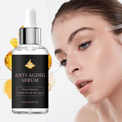 SUMIFANG 30毫升抗衰老修护精华液，有效减少干纹和细纹，提拉紧致肌肤，改善暗沉，缓解松弛，淡化鱼尾纹。早晚均可使用，持续使用可令肌肤更显年轻。