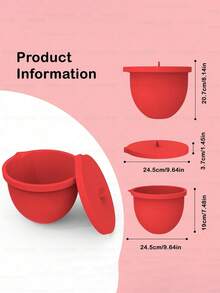 1pc Silicone Liner Pad, Suitable For Mixing Bowl With Lid Of Blender, Easy To Clean Mixing Bowl Liner. Kitchen Accessory, Dough Bowl, Fermentation Bowl! Blender Accessory! Kitchen Baking Supplies - Multicolor - View 7