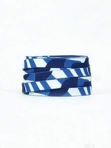 Blue Series Shoelaces, Fashion Sneaker Laces Replacement, Flat Woven Polyester Shoelaces - Multicolor - View 21