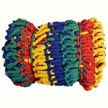 Red de cuerda de advertencia de alta resistencia de color, red de protección contra caídas para escaleras y balcones, red de protección contra caídas para patios al aire libre, red plana de protección contra caídas para construcción, equipo de protección duradero, fácil instalación, adecuada tanto para uso doméstico como comercial. - Multicolor - Ver 9
