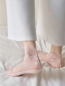 1/5 pares de calcetines mágicos de encaje: Sexy y elegantes calcetines invisibles para cualquier ocasión - Multicolor - Ver 8