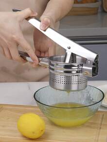 1 cái dụng cụ nghiền khoai tây bằng thép không gỉ, dụng cụ nhà bếp cầm tay, máy trộn khoai tây nghiền, thích hợp làm guacamole, thức ăn cho trẻ em, bột tỏi, dễ dàng làm khoai tây và tỏi nghiền, dụng cụ nghiền bằng thép không gỉ, dụng cụ làm thức ăn cho trẻ em, dễ vệ sinh, dụng cụ xay rau củ, ép trái cây bằng thép không gỉ. - Nhiều màu - Xem 5