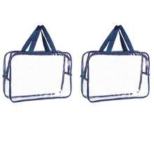 4pcs Large Toy Storage Bags, Transparent PVC Toy Organizer Boxes With Zipper, Reusable Travel Kids Storage Bags For Board Games, Building Blocks And Puzzles, Colorful - Multicolor - View 10